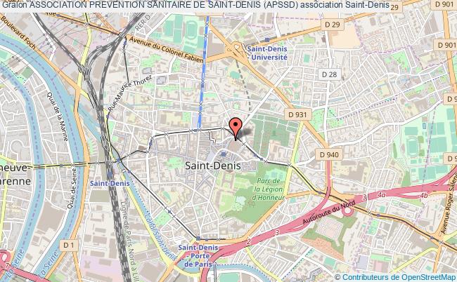 plan association Association Prevention Sanitaire De Saint-denis (apssd) Saint-Denis