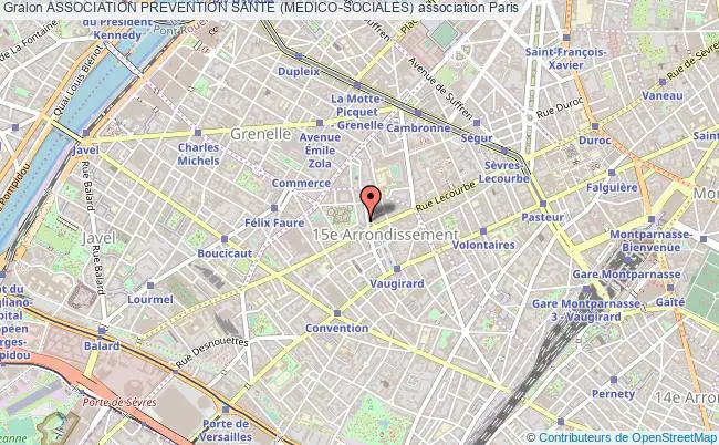 plan association Association Prevention Sante (medico-sociales) Paris