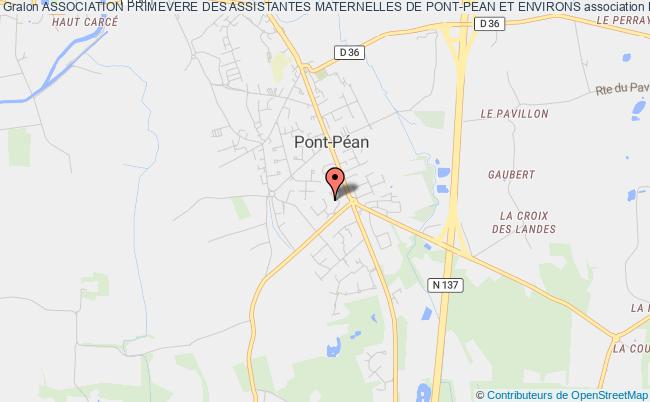 plan association Association Primevere Des Assistantes Maternelles De Pont-pean Et Environs Pont-Péan