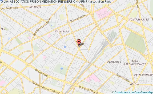 plan association Association Prison Mediation Reinsertion (apmr) Paris