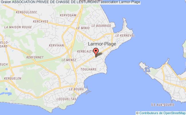 plan association Association Privee De Chasse De Lesturgant Larmor-Plage