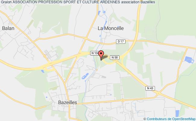 plan association Association Profession Sport Et Culture Ardennes Bazeilles