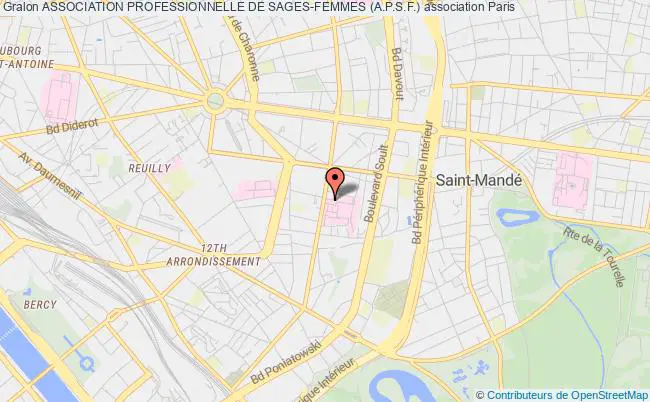 plan association Association Professionnelle De Sages-femmes (a.p.s.f.) Paris