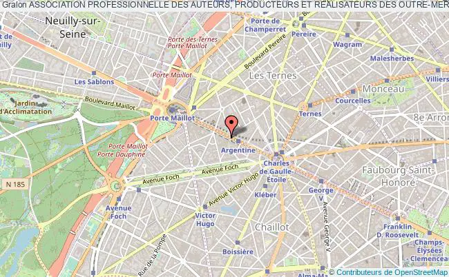 plan association Association Professionnelle Des Auteurs, Producteurs Et Realisateurs Des Outre-mer Paris
