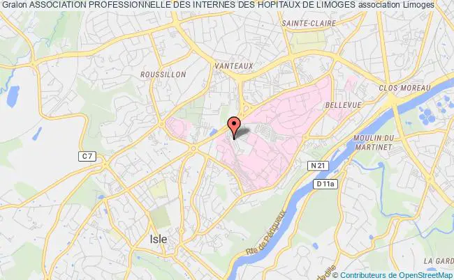 plan association Association Professionnelle Des Internes Des Hopitaux De Limoges Limoges