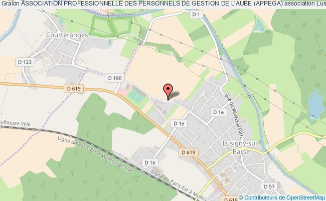 plan association Association Professionnelle Des Personnels De Gestion De L'aube (appega) Lusigny-sur-Barse