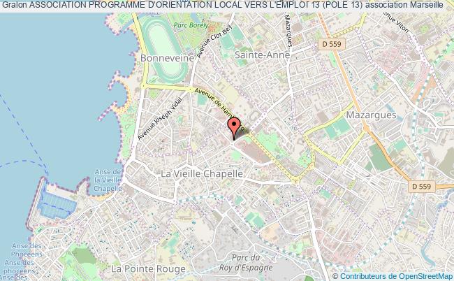 plan association Association Programme D'orientation Local Vers L'emploi 13 (pole 13) Marseille