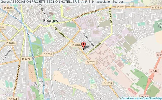 plan association Association Projets Section HÔtellerie (a. P. S. H) Bourges