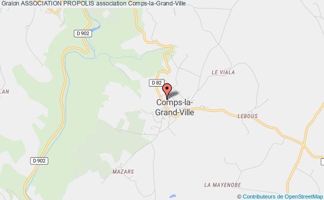 plan association Association Propolis Comps-la-Grand-Ville