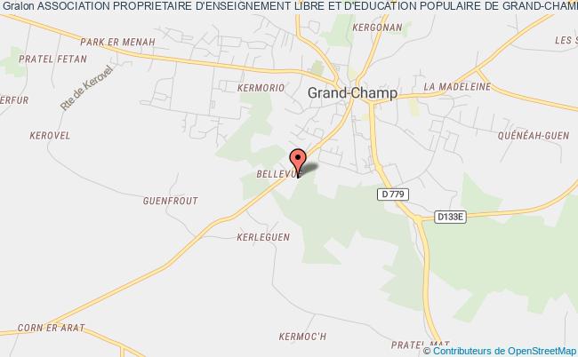 ASSOCIATION PROPRIETAIRE D'ENSEIGNEMENT LIBRE ET D'EDUCATION POPULAIRE DE GRAND-CHAMP