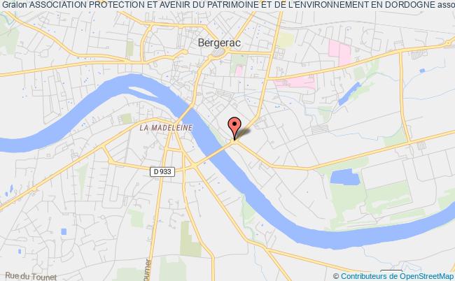 plan association Association Protection Et Avenir Du Patrimoine Et De L'environnement En Dordogne Bergerac