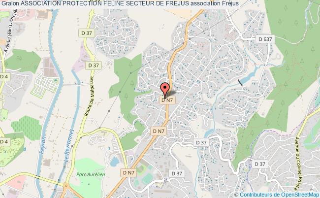 plan association Association Protection Feline Secteur De Frejus Fréjus