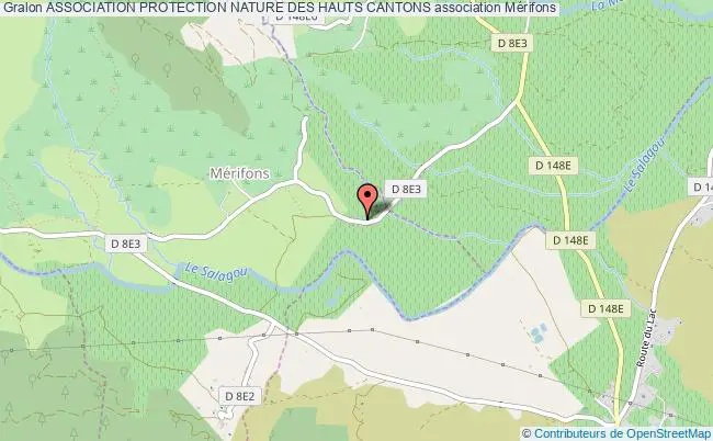 plan association Association Protection Nature Des Hauts Cantons Mérifons