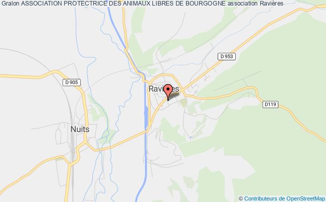 plan association Association Protectrice Des Animaux Libres De Bourgogne Ravières