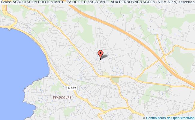 plan association Association Protestante D'aide Et D'assistance Aux Personnes Agees (a.p.a.a.p.a) Sanary-sur-Mer