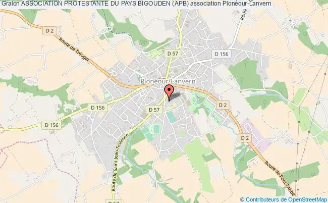 plan association Association Protestante Du Pays Bigouden (apb) Plonéour-Lanvern