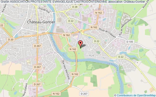 plan association Association Protestante Evangelique Castrogonterienne Château-Gontier