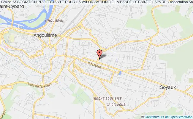 plan association Association Protestante Pour La Valorisation De La Bande Dessinee ( Apvbd ) Angoulême