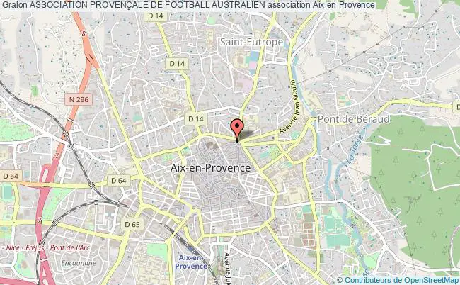 plan association Association ProvenÇale De Football Australien Aix-en-Provence