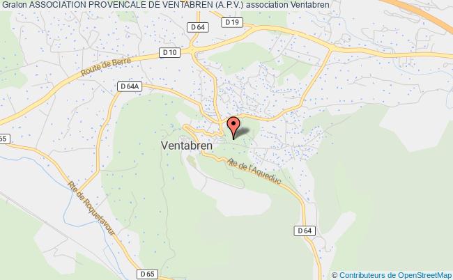 plan association Association Provencale De Ventabren (a.p.v.) Ventabren
