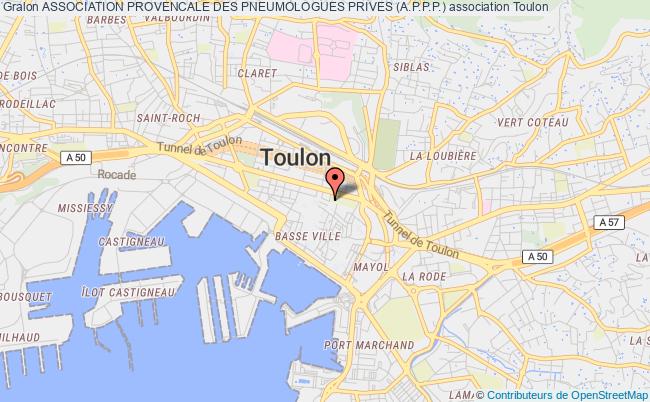 plan association Association Provencale Des Pneumologues Prives (a.p.p.p.) Toulon