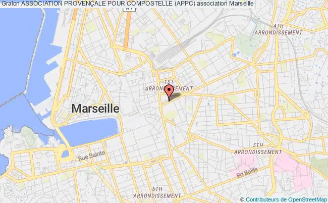 plan association Association ProvenÇale Pour Compostelle (appc) Marseille