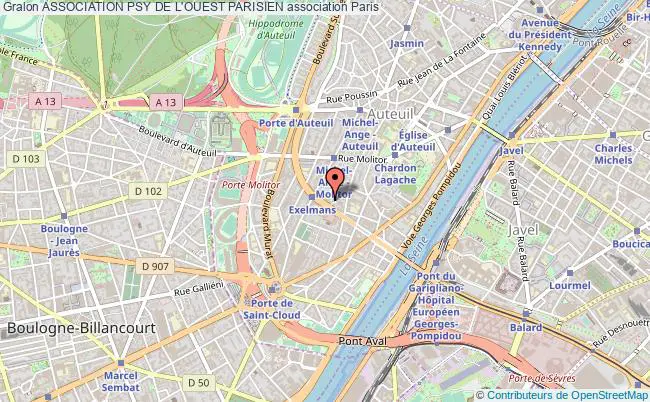 plan association Association Psy De L'ouest Parisien Paris