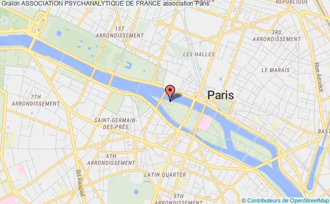 plan association Association Psychanalytique De France Paris