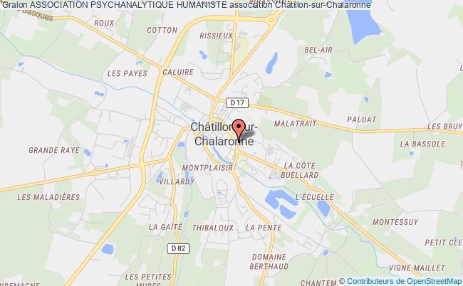 plan association Association Psychanalytique Humaniste Châtillon-sur-Chalaronne