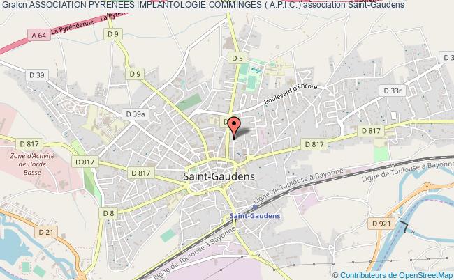 plan association Association Pyrenees Implantologie Comminges ( A.p.i.c.) Saint-Gaudens