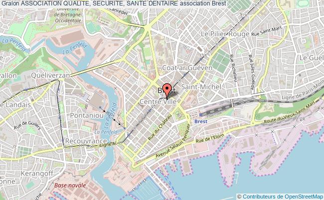 plan association Association Qualite, Securite, Sante Dentaire Brest