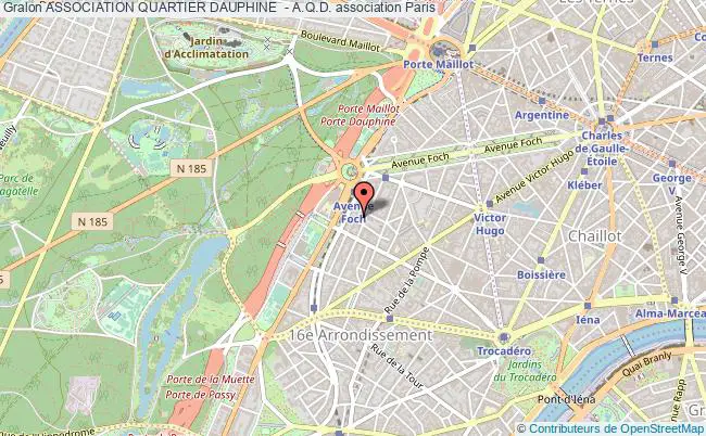 plan association Association Quartier Dauphine  - A.q.d. Paris