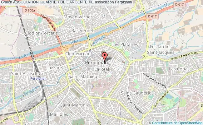 plan association Association Quartier De L'argenterie Perpignan