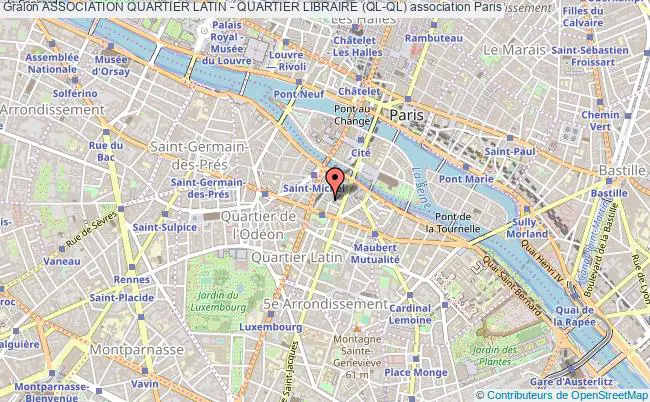 plan association Association Quartier Latin - Quartier Libraire (ql-ql) Paris