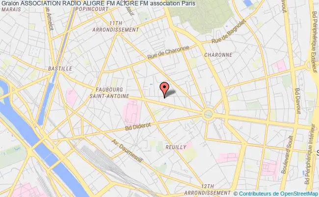 plan association Association Radio Aligre Fm Aligre Fm Paris