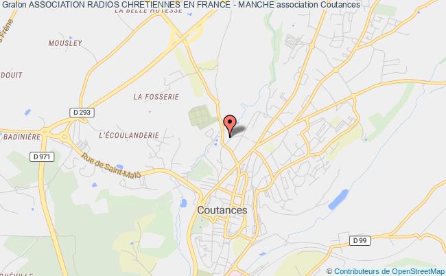 plan association Association Radios Chretiennes En France - Manche Coutances