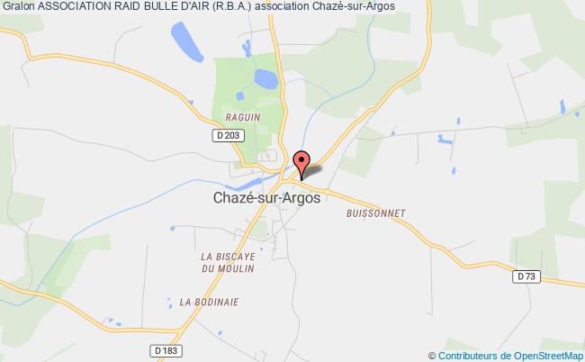 plan association Association Raid Bulle D'air (r.b.a.) Chazé-sur-Argos
