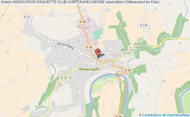 plan association Association Raquette Club Chateauneuvienne Châteauneuf-du-Faou