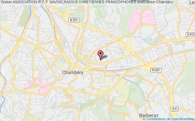 plan association Association R.c.f. Savoie,radios Chretiennes Francophones Chambéry