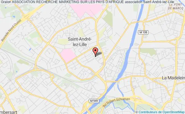 plan association Association Recherche Marketing Sur Les Pays D'afrique Saint-André-lez-Lille