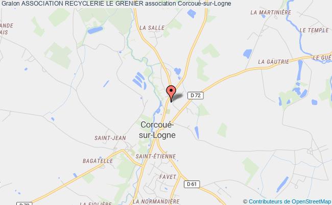 plan association Association Recyclerie Le Grenier Corcoué-sur-Logne