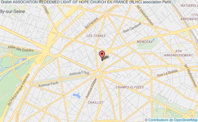 plan association Association Redeemed Light Of Hope Church En France (rlhc) Paris
