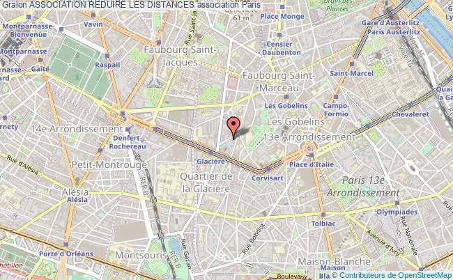 plan association Association Reduire Les Distances Paris