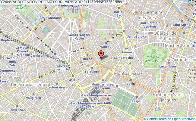 plan association Association Regard Sur Paris Arp Club Paris