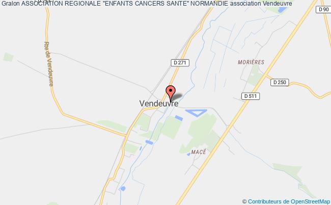plan association Association Regionale "enfants Cancers Sante" Normandie Vendeuvre