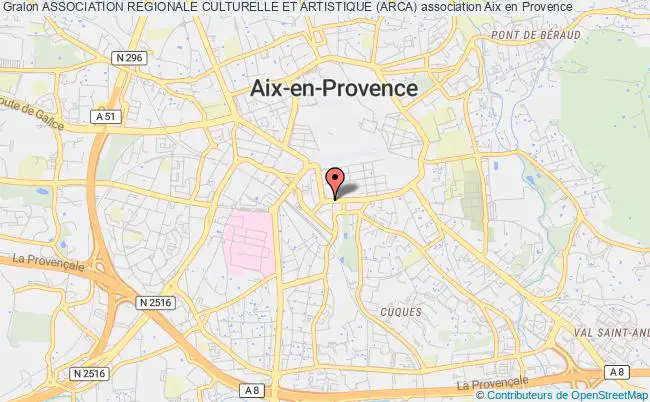 plan association Association Regionale Culturelle Et Artistique (arca) Aix-en-Provence
