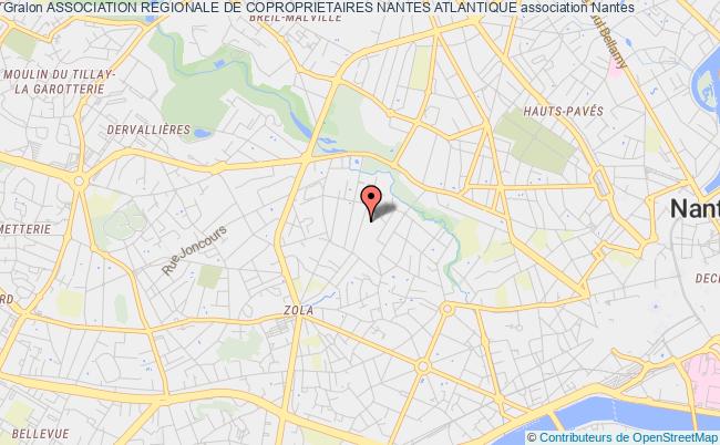 plan association Association Regionale De Coproprietaires Nantes Atlantique Nantes