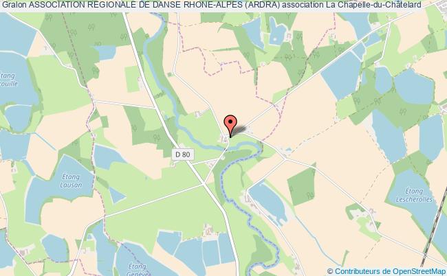 plan association Association Regionale De Danse Rhone-alpes (ardra) La    Chapelle-du-Châtelard