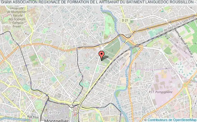 plan association Association Regionale De Formation De L Artisanat Du Batiment Languedoc Roussillon - Arfab Lr Montpellier