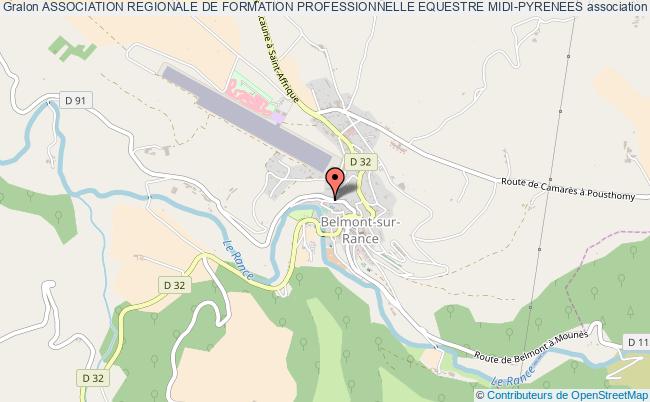 plan association Association Regionale De Formation Professionnelle Equestre Midi-pyrenees Belmont-sur-Rance